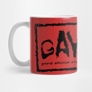 GAWP Spraypaint black Design Mug